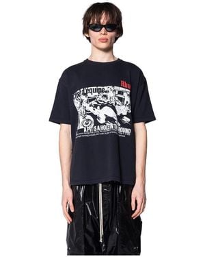 Rhude Vintage Champions Du Monde Tee - Schwarz