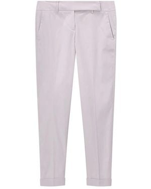 Windsor. Cropped Trousers - Purple