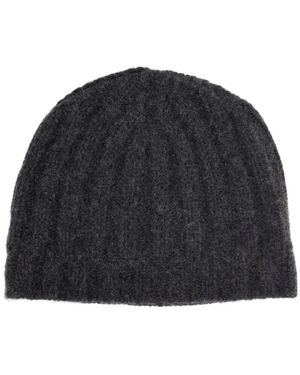 Drumohr Cuffia A Costine - Schwarz