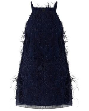 Pinko Kleedjes ,Blauw ,Polyester Piripicchio Jurk