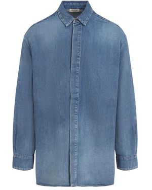 Fear Of God Denim Shirts - Blue