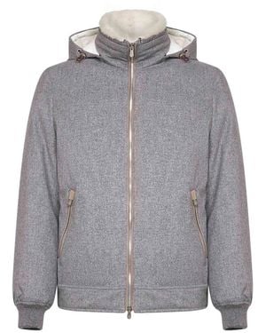 Brunello Cucinelli Winter Jackets - Grey