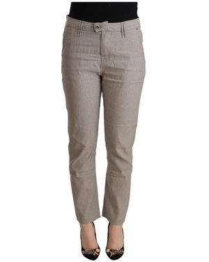 CYCLE Slim-Fit Trousers - Gris