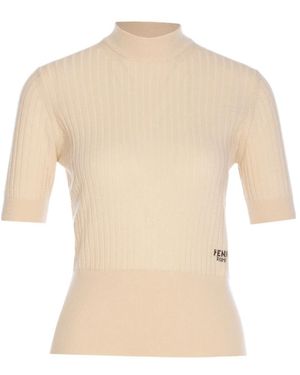 Fendi Turtlenecks - Natural
