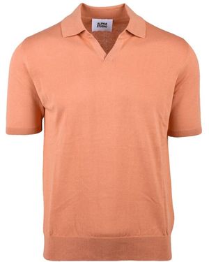 Alpha Studio Polo Shirts - Naranja