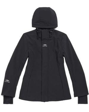 Balenciaga Hourglass Parka - Blue