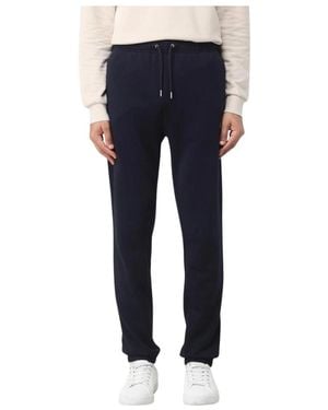 Fred Perry Gebreide Broek Met Koord Voor Casual Comfort - Blauw