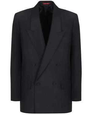 Gucci Double-Breasted Jas - Zwart