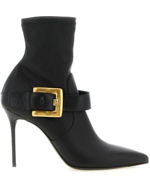 Balmain Heeled Boots - Negro