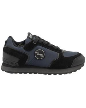 Colmar Schoenen ,Blauw ,Leer Sneakers - Zwart