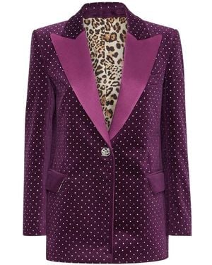 Philipp Plein Blazers - Morado