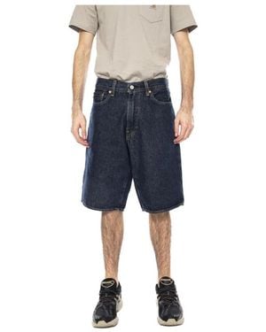 Levi's Korte Broeken ,Blauw ,Katoen 478 Baggy 30,5 Cm Shorts