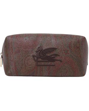 Etro Toilet Bags - Marrone