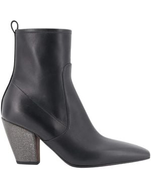 Brunello Cucinelli Heeled Boots - Negro