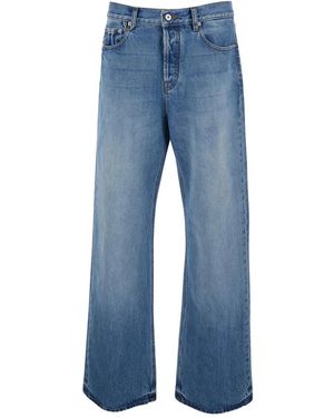 Jacquemus Jeans ,Blauw ,Katoen Le De-Nîmes Droit