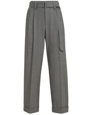 Brunello Cucinelli Straight Trousers - Gris