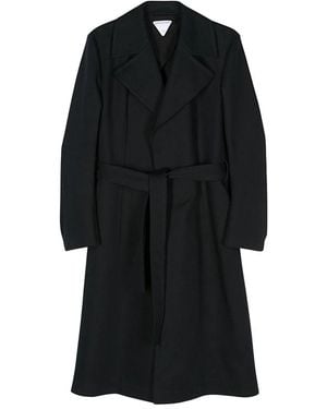 Bottega Veneta Belted Coats - Black