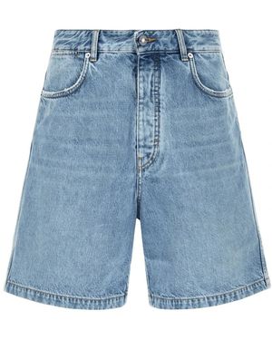 Givenchy Bermuda Denim Shorts - Blauw
