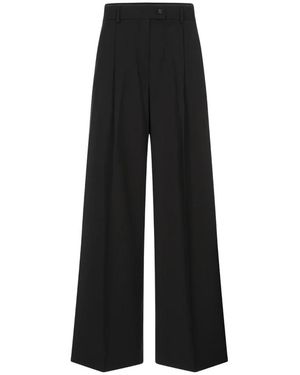 Sportmax Wide Trousers - Negro