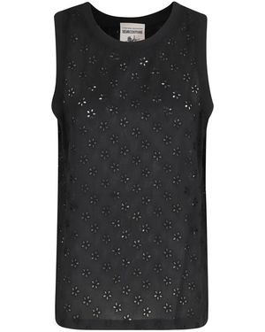 Semicouture Tops ,Zwart ,Canotta Alisa