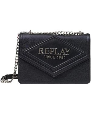 Replay Cross Body Bags - Black