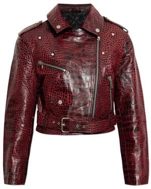 Gestuz Lederjacke 'Gzbasilia' - Rot