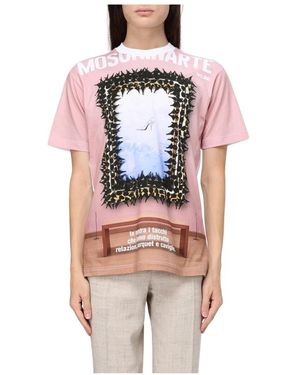 Moschino T-Shirt Met Cartoonprint - Meerkleurig