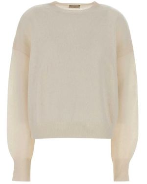 LeKasha Round-Neck Knitwear - Natural