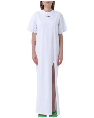 MSGM Maxi Dresses - Blue