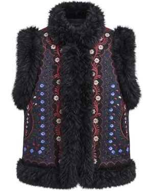 Antik Batik Ivan Vest - Blau