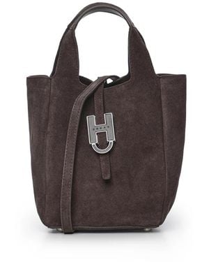 Hogan Trend Mini Shopping Bag - Braun