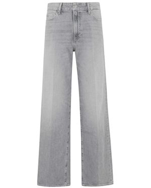 PAIGE Wide Jeans - Gris