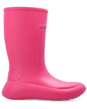 Ferragamo Rubber Rainboot - Pink