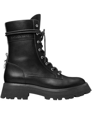 Michael Kors Lace-Up Boots - Negro