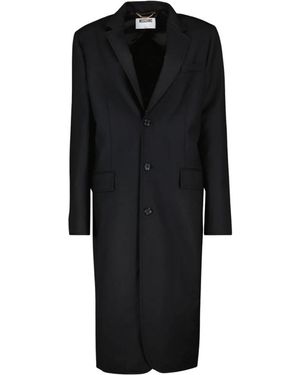 Moschino Belted Coats - Black