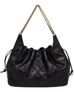 Tory Burch Tassen ,Zwart ,Leer Tote Bag