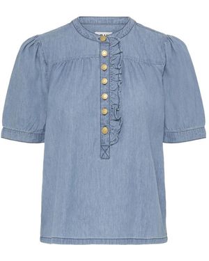 Ichi Denim Shirts - Blau