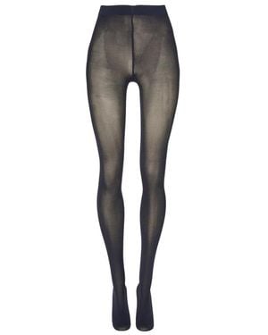 Wolford Ondergoed ,Blauw ,Katoen Satin Opaque 50 Tights - Grijs