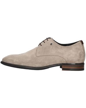 van Bommel Schoenen ,Grijs ,Leer Sbm-30165 Terra Veter-Schoen - Bruin