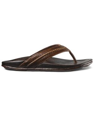 Olukai Mea Ola Flip Flops - Braun