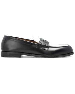 DSquared² Leather Loafers - Schwarz