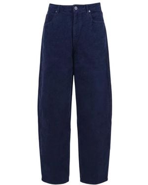 Ottod'Ame Broeken ,Blauw ,Wijde Broek