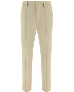 BOGGI B Jersey Katoenmix Broek - Naturel
