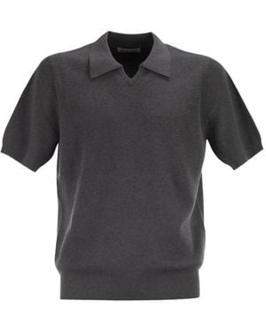 Brunello Cucinelli Polo Shirts - Negro