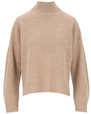 Maison Kitsuné Rollkragenpullover - Natur