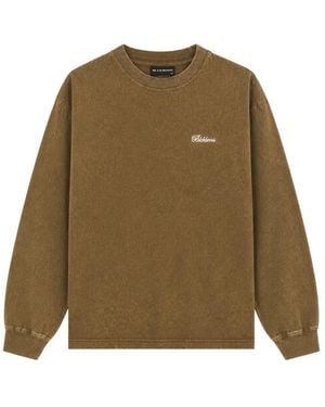 BLACK BANANAS Script Longsleeve - Groen