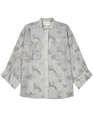 Munthe Overhemden ,Grijs ,Shirts