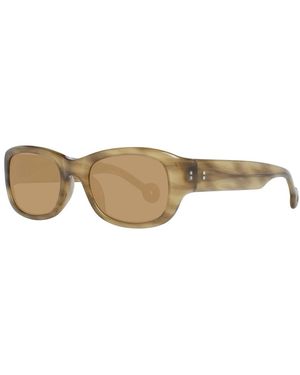 Hally & Son Accessoires ,Bruin ,Hs 553-52S03 Zonnebril - Naturel