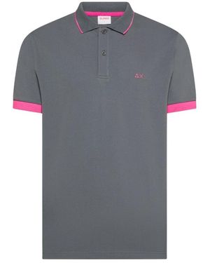 Sun 68 Polo Shirts - Grey