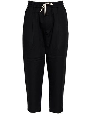 Drole de Monsieur Slim-Fit Trousers - Black